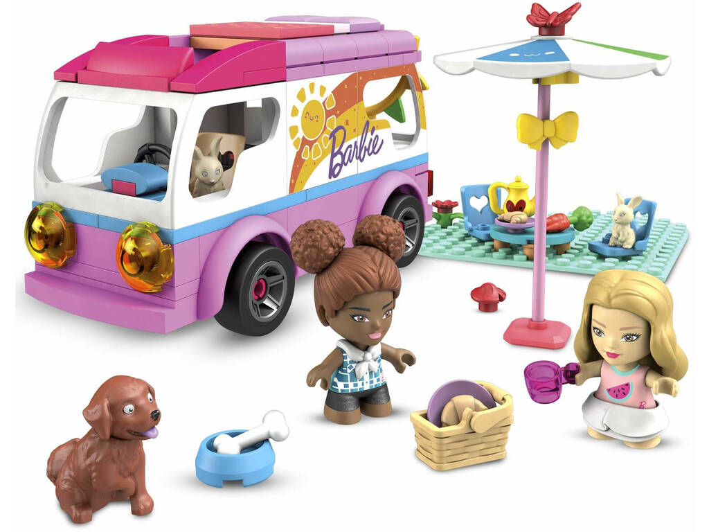 Barbie Mega Construx Camper von Abenteuer Mattel GWR35