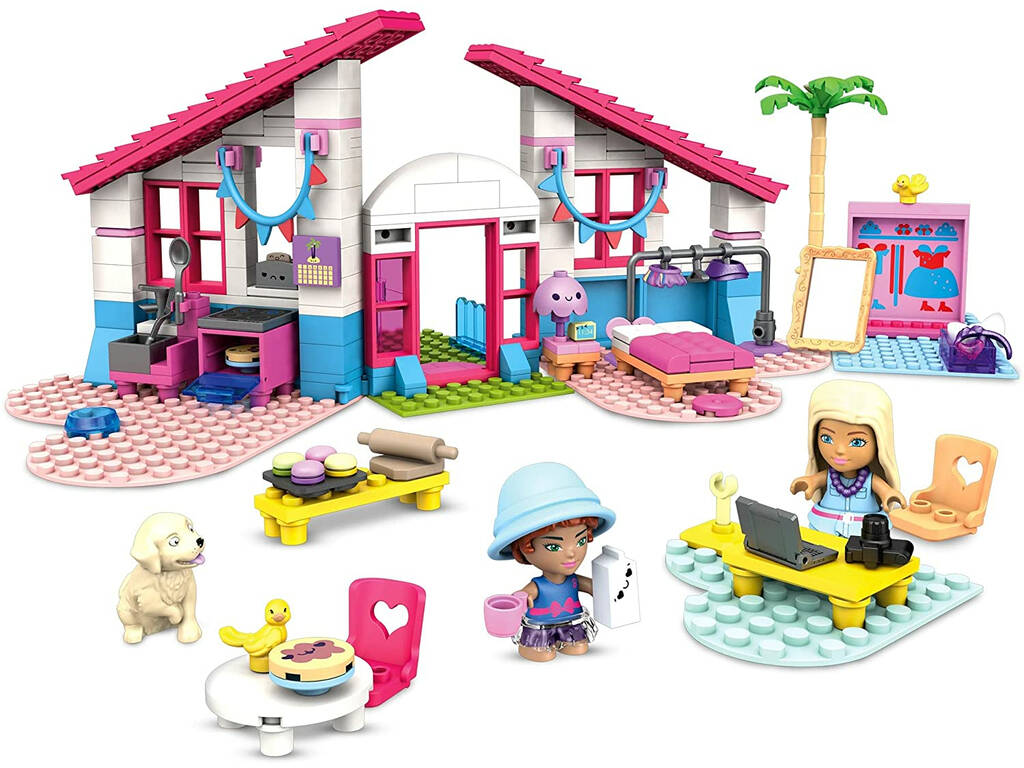 Mega Construx Barbie Casa de Malibú Mattel GWR34