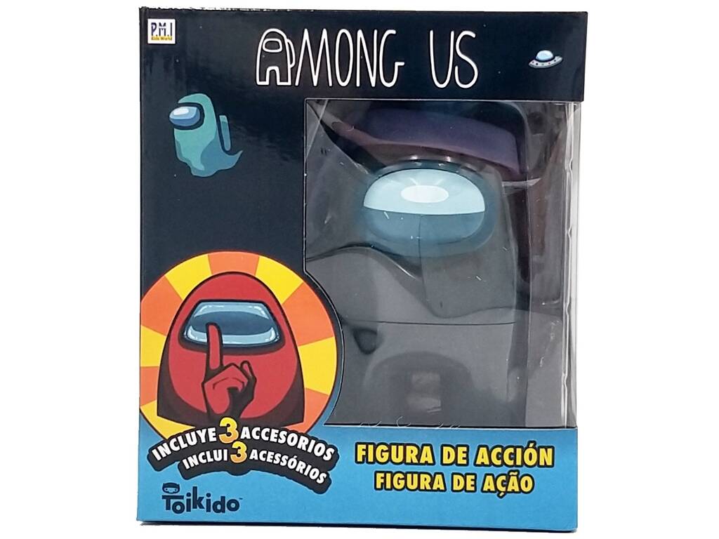 Among Us Pack 1 Figurine d'Action avec Accessoires Bizak 6411 6010