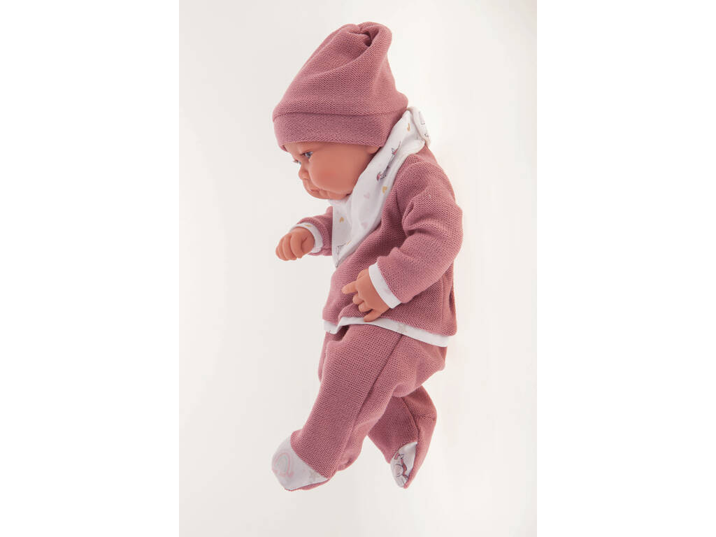 Muñeca Recién Nacida Nica Mantita Unicornio 42 cm. Antonio Juan 50152