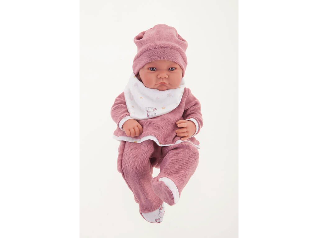 Muñeca Recién Nacida Nica Mantita Unicornio 42 cm. Antonio Juan 50152