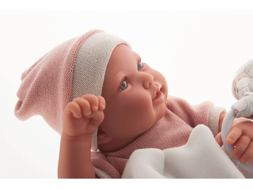 Bambola neonata Pipa Giacca Coniglietti 42 cm. Antonio Juan 50159