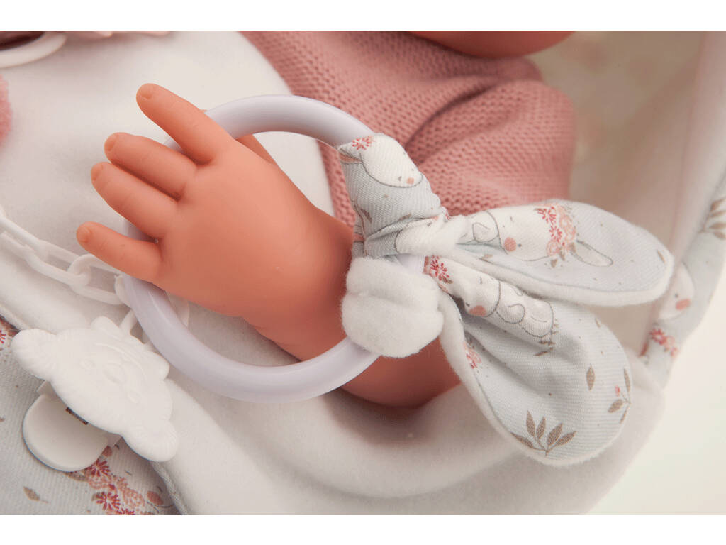 Bambola neonata Pipa Giacca Coniglietti 42 cm. Antonio Juan 50159