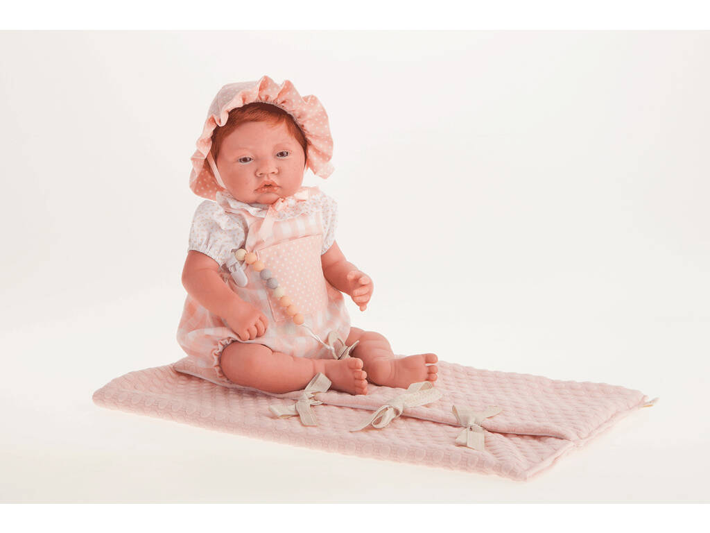 Poupée Sweet Reborn Rousse Bonnet 40 cm. Antonio Juan 80113