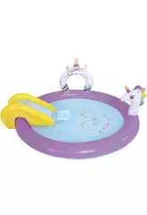 Piscine Gonflable Licorne Spray Pool Jilong 51001
