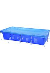 Telo Piscina 258x179x66 cm. con Lacci in Corda Jilong 16111