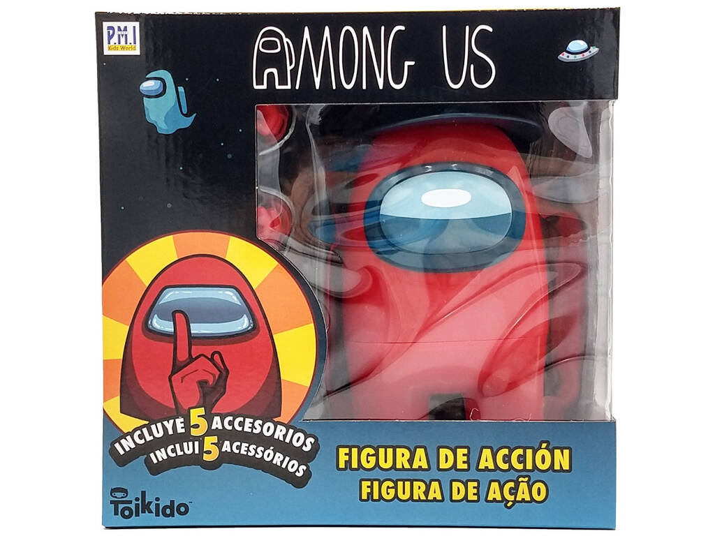 Among Us Mega Action Figure avec accessoires Bizak 6411 6005