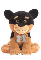 Peluche Chien Toby Avec Os 3 Assortiment. 50 cm. Llopis 20335