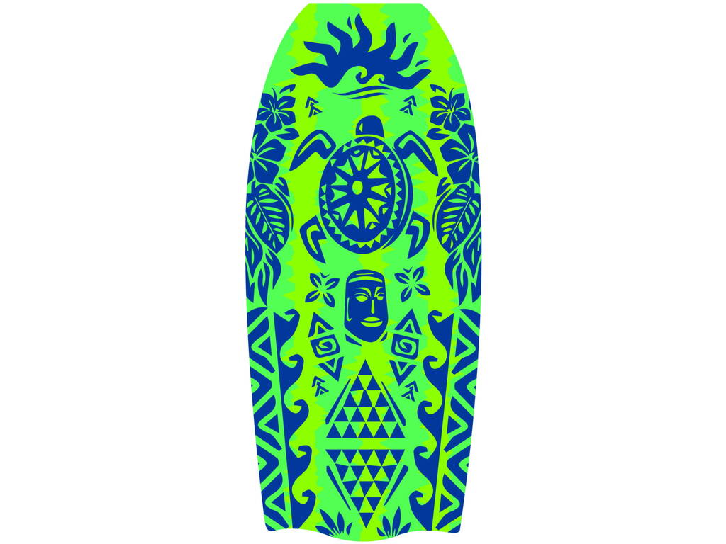 Tavola Body Board Stampata per Spiaggia di 104 cm. Aremar 7052