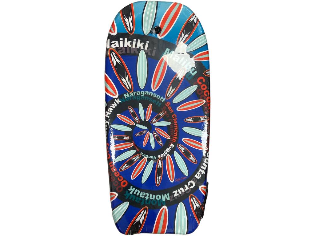 Tavola Body Board Stampata per Spiaggia di 104 cm. Aremar 7052
