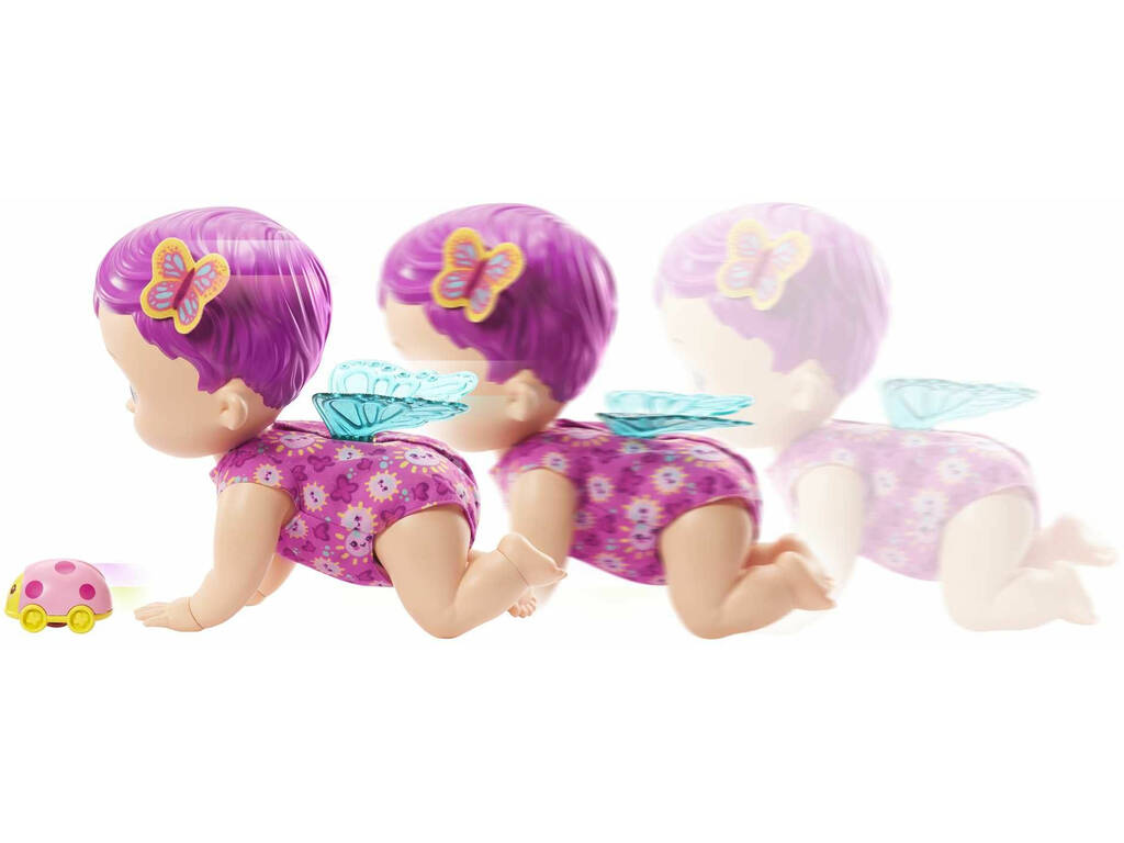 My Garden Baby Bebè Farfalla Ridi e Gattona Mattel GYP31