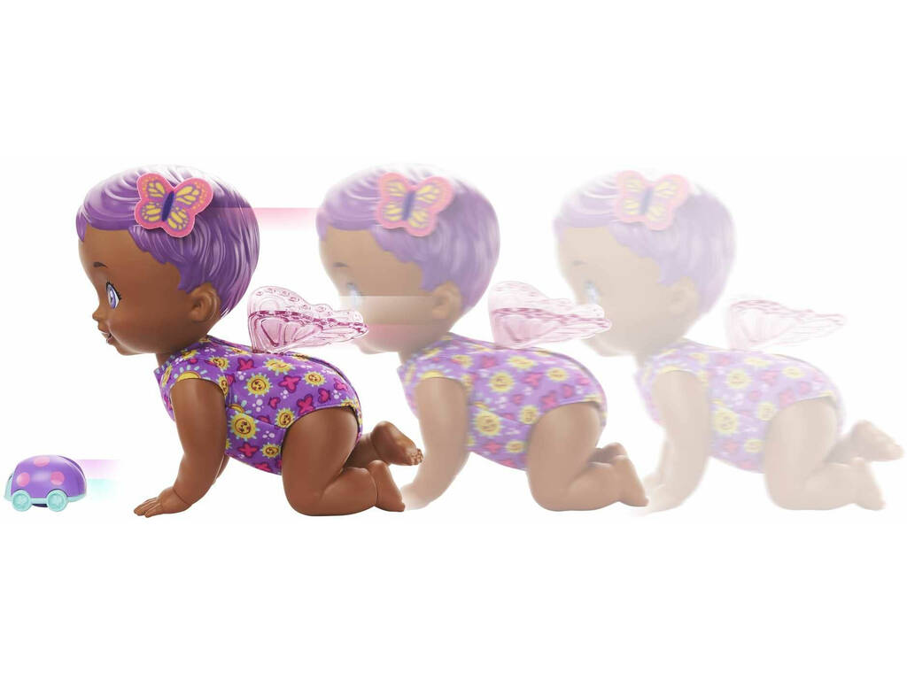 My Garden Baby ride e gattona Viola Mattel HBH43