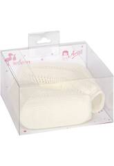 Beige Puppen-Socken Set 40-45 cm. Arias 6089