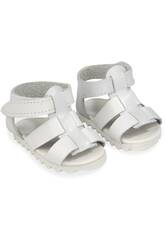 Set Sandalias Brancas Boneca 45 cm. Arias 6304