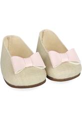 Set Scarpe Beige Bambola 45 cm. Arias 6311