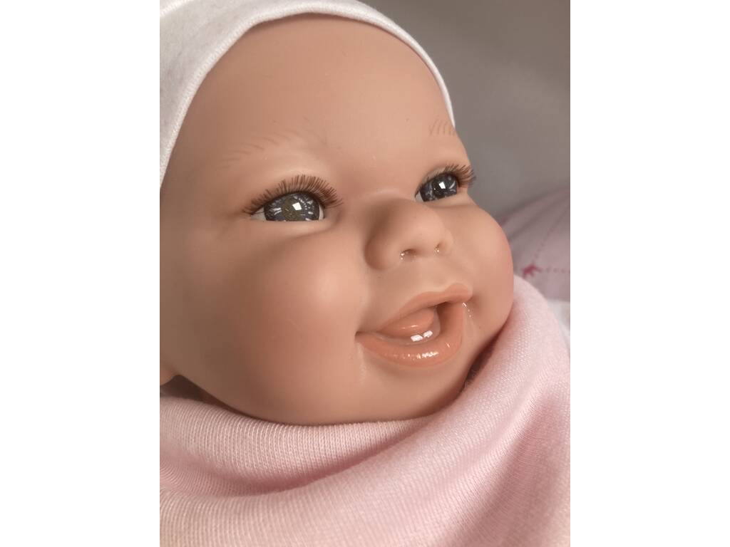 Bambola Elegance Edur Rosa 40 cm. Con Cuscino Arias 60596