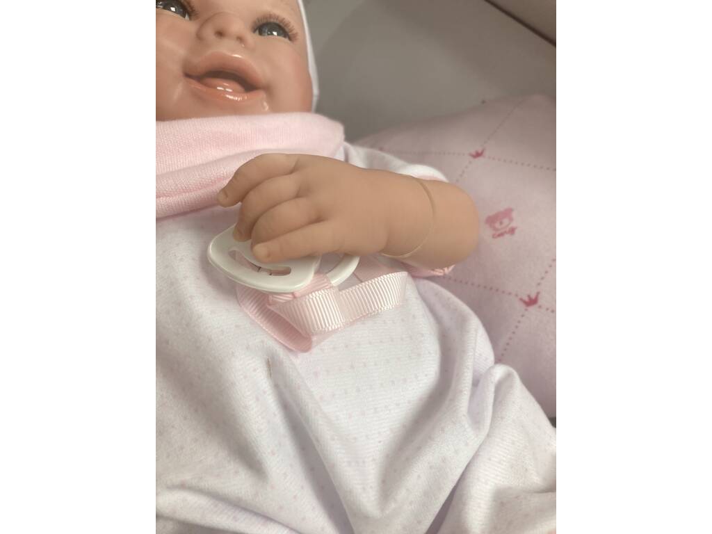 Bambola Elegance Edur Rosa 40 cm. Con Cuscino Arias 60596