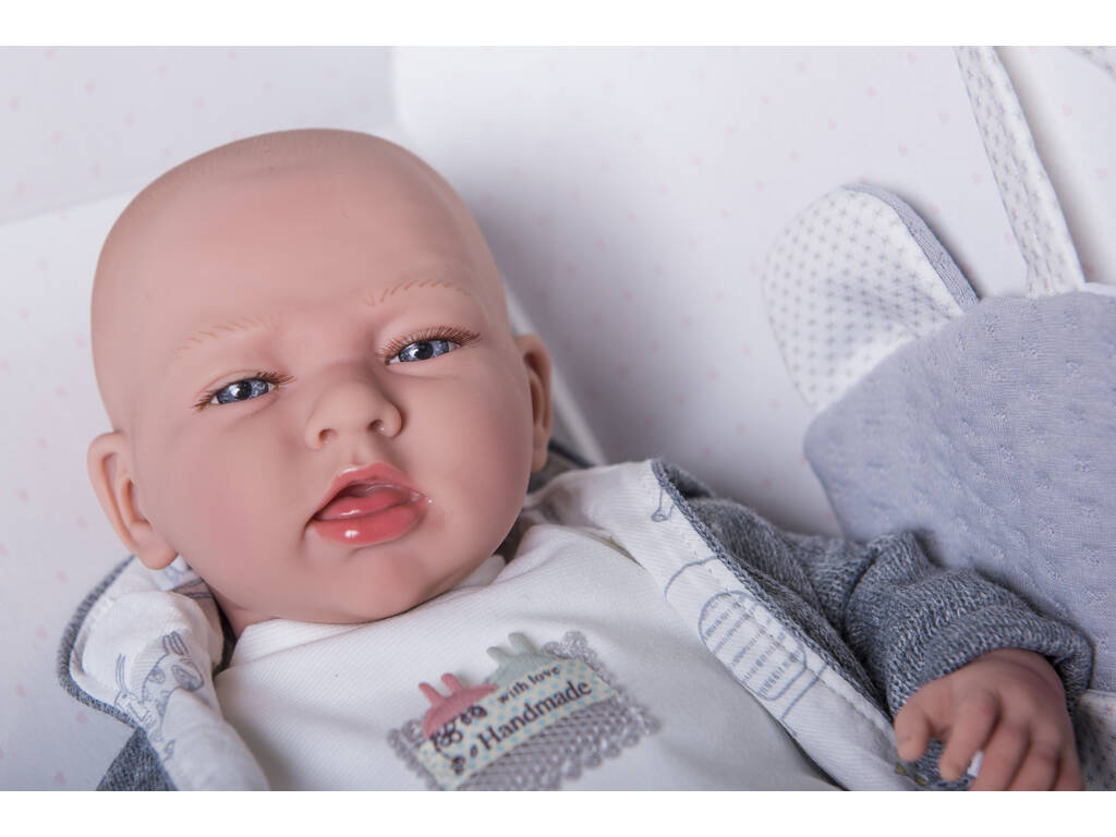 Doll Elegance Dafne Grey 40 cm. Avec le sac Arias 60642