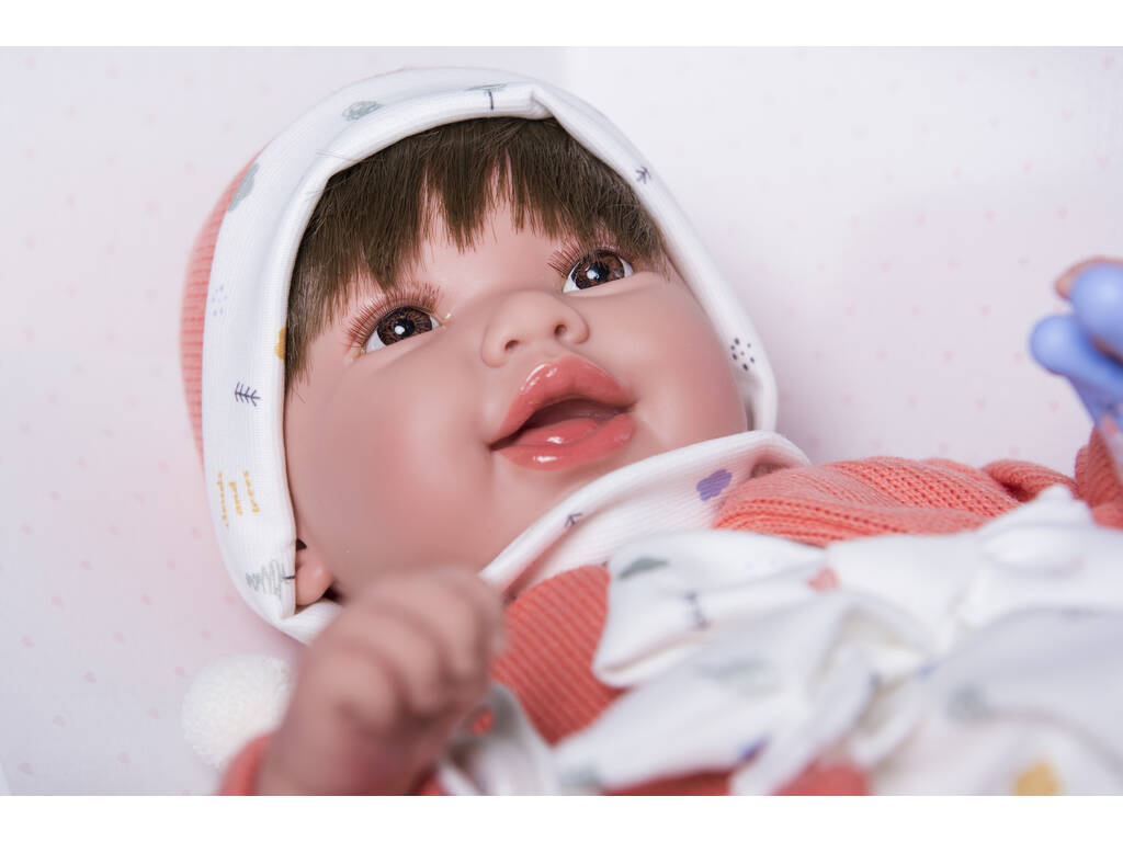 Poupée Élégance 42 cm. Adi Orange avec hochet Arias 65308