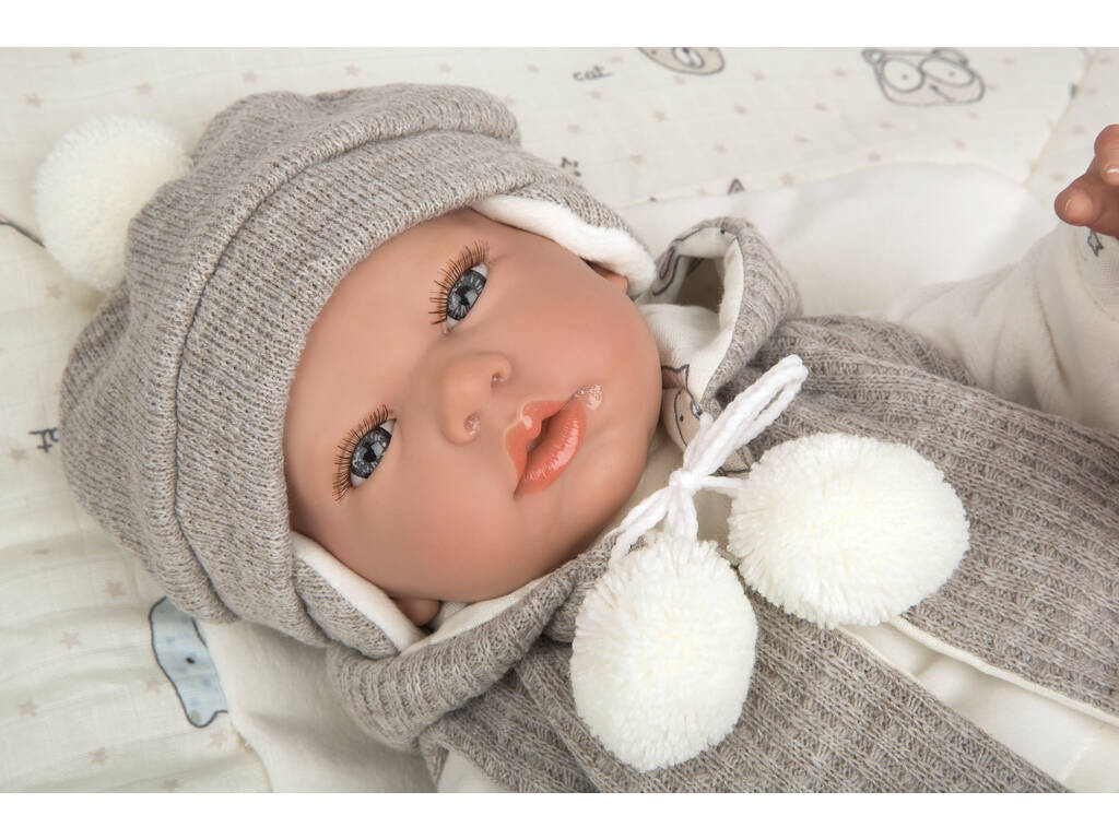 Poupée Vega Reborn 40 cm. Avec la couverture Arias 98075