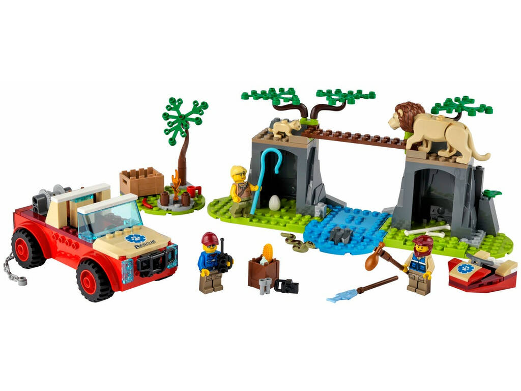 Lego City Salvataggio della fauna selvatica: Fuoristrada 60301