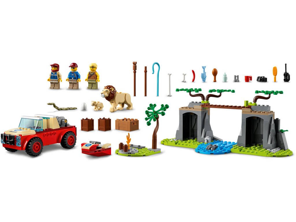 Lego City Salvataggio della fauna selvatica: Fuoristrada 60301