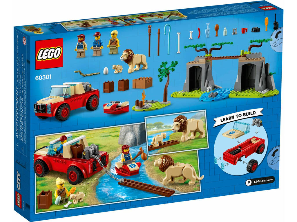 Lego City Salvataggio della fauna selvatica: Fuoristrada 60301