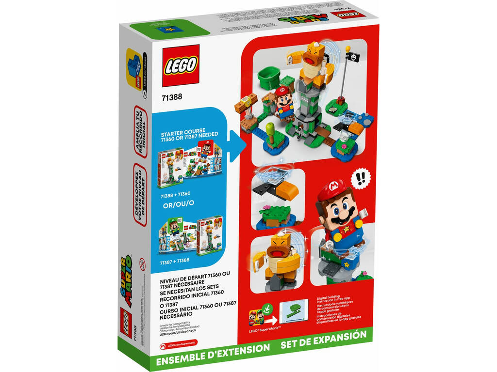 Lego Super Mario Expansion Set : La tour vacillante du frère du chef Sumo 71388