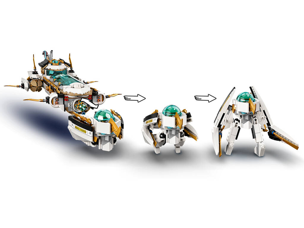 Lego Ninjago nave d'assalto Hidro Lego 71756