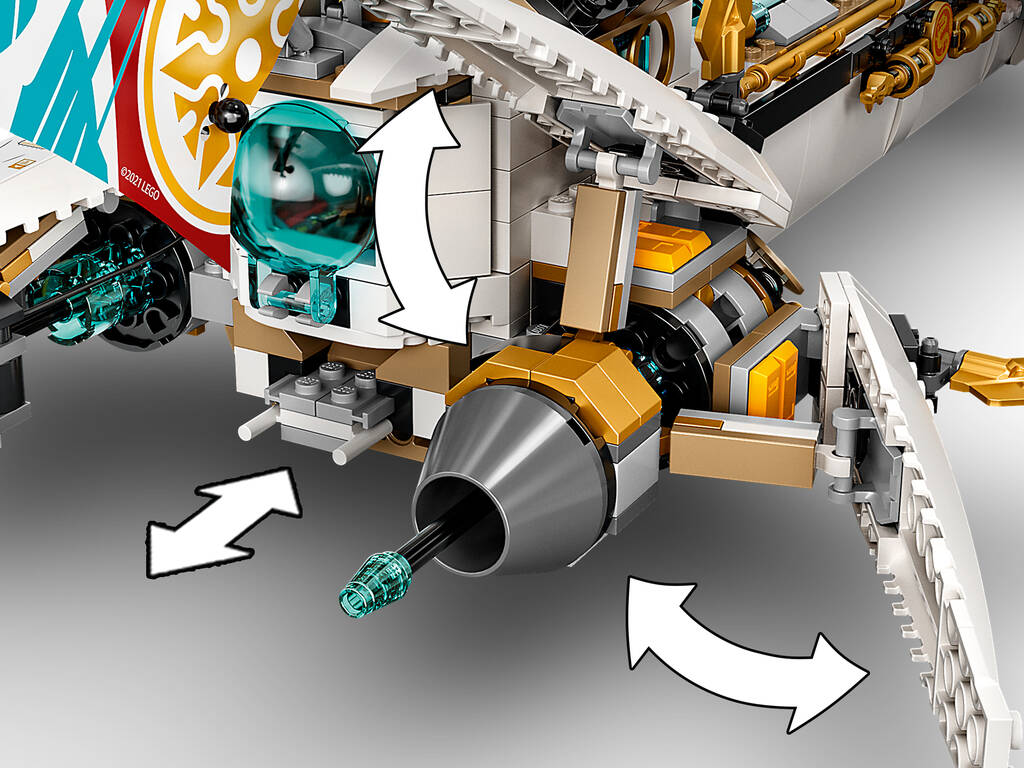 Lego Ninjago nave d'assalto Hidro Lego 71756