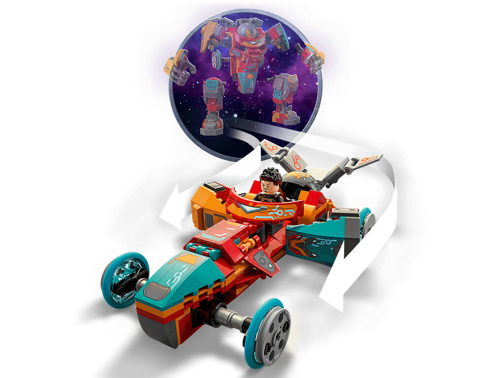 Lego Marvel What If...? Iron Man Sakaariano di Tony Stark 76194