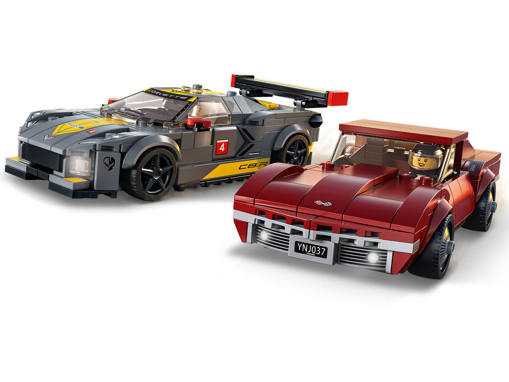Lego Speed Champions Deportivo Chevrolet Corvette C8.R y Chevrolet Corvette de 1968 76903