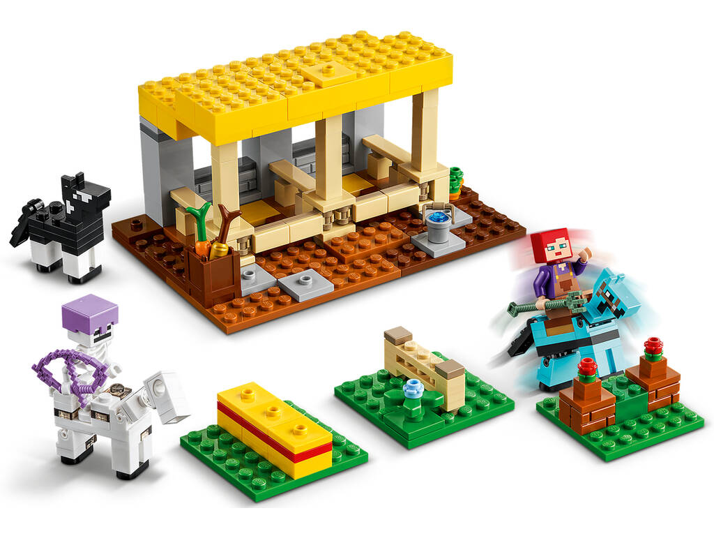 Lego Minecraft L'écurie des chevaux 21171