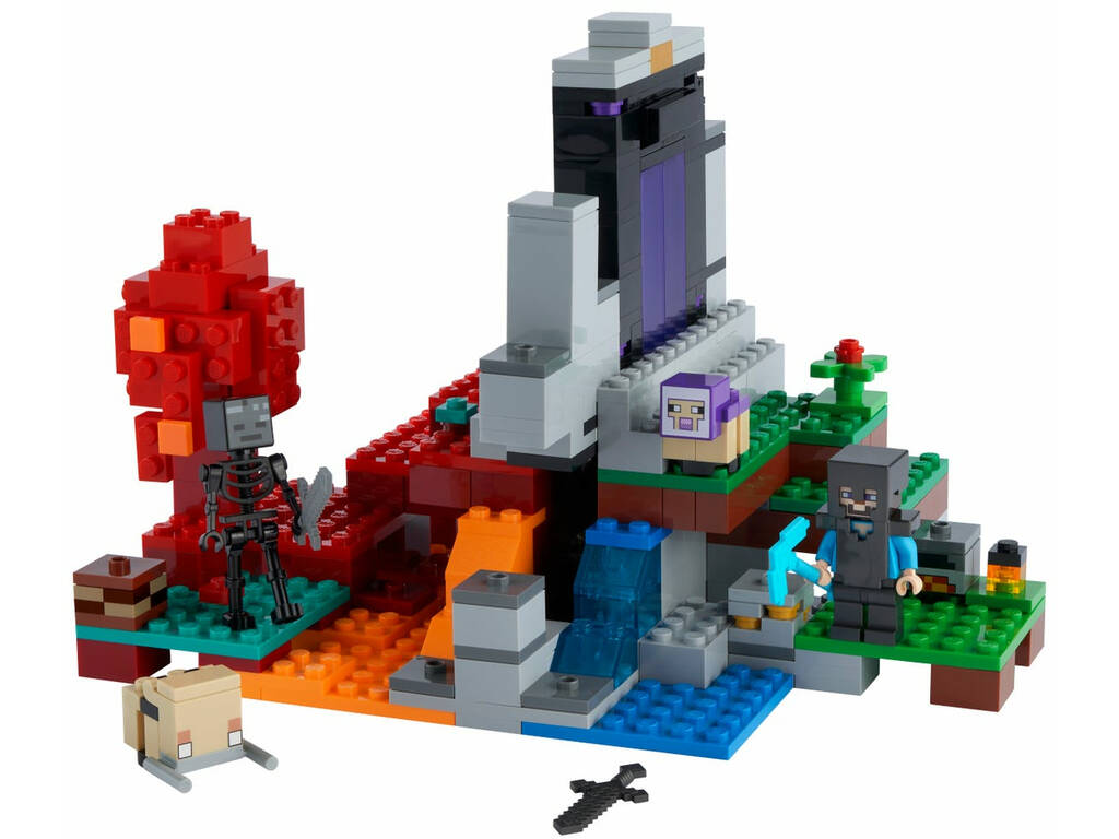 Lego Minecraft Le portail en ruine 21172