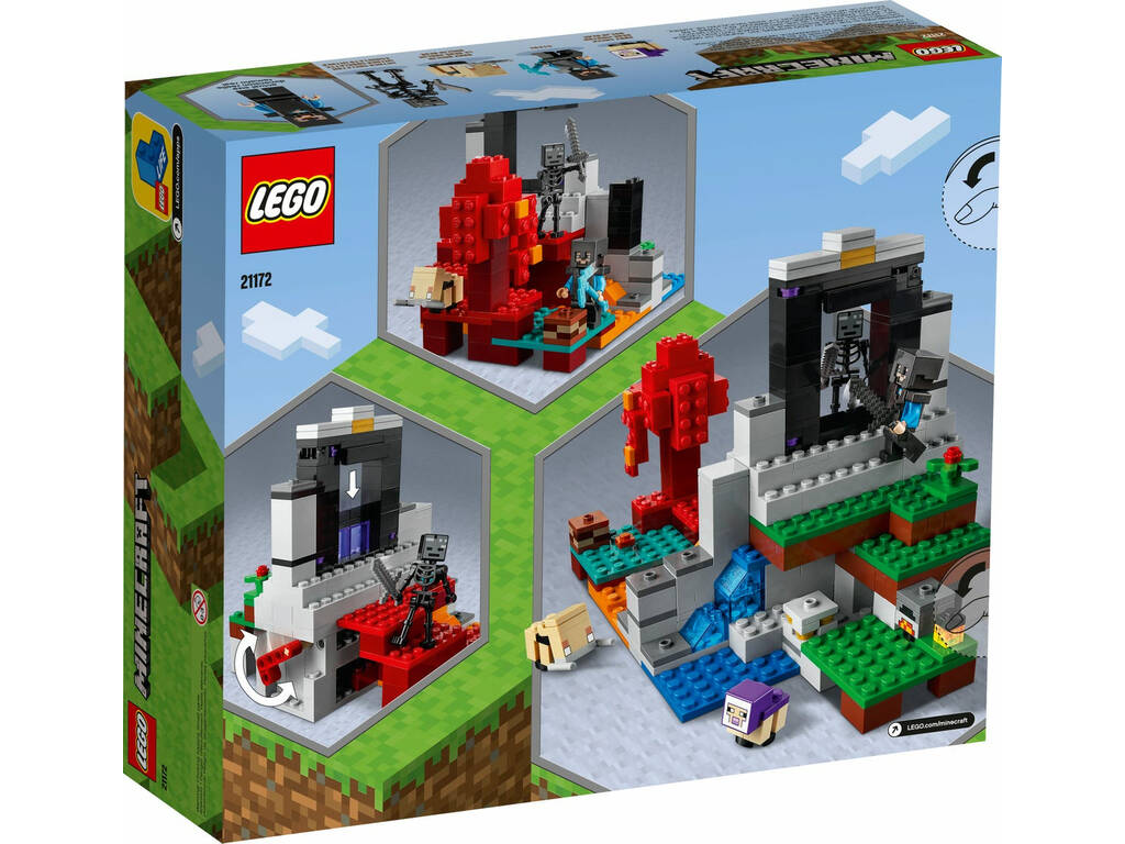 Lego Minecraft Le portail en ruine 21172