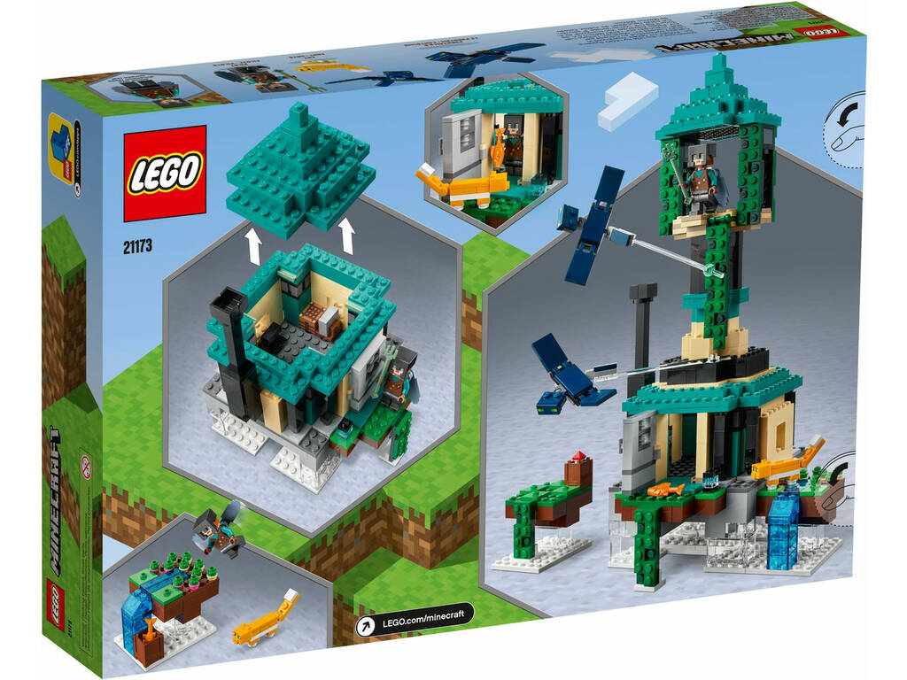 Lego Minecraft torre al cielo 21173