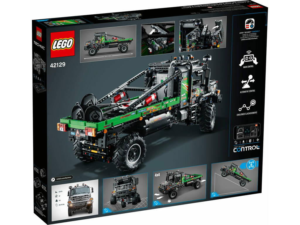 Lego Technic Trial Truck 4x4 Mercedes-Benz Zetros 42129