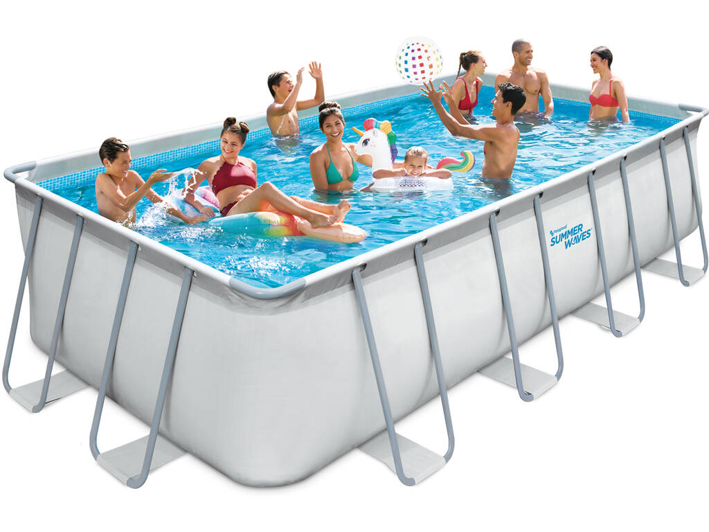 Piscine Hors-Sol Elite Frame Summer Waves de 548x274x132 cm. Polygroup P418095210E