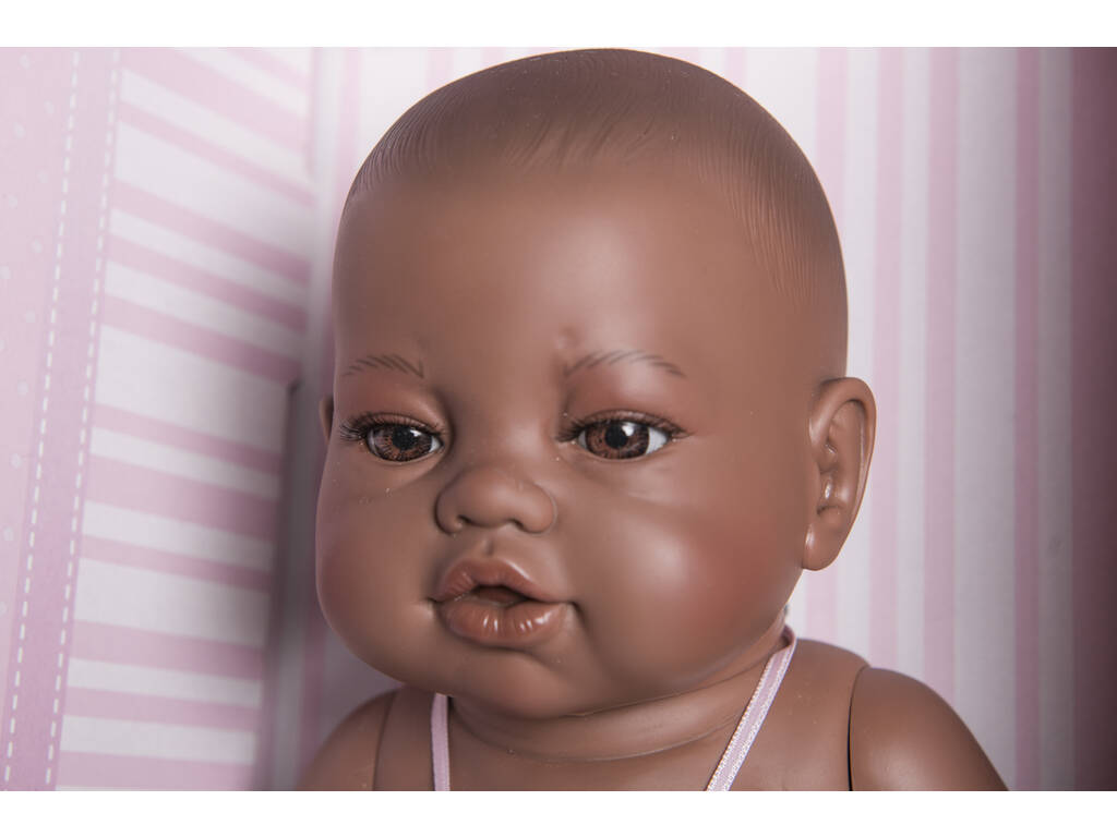 Poupée nouveau-né Negrita Pañal 42 cm. Berbesa 5105N