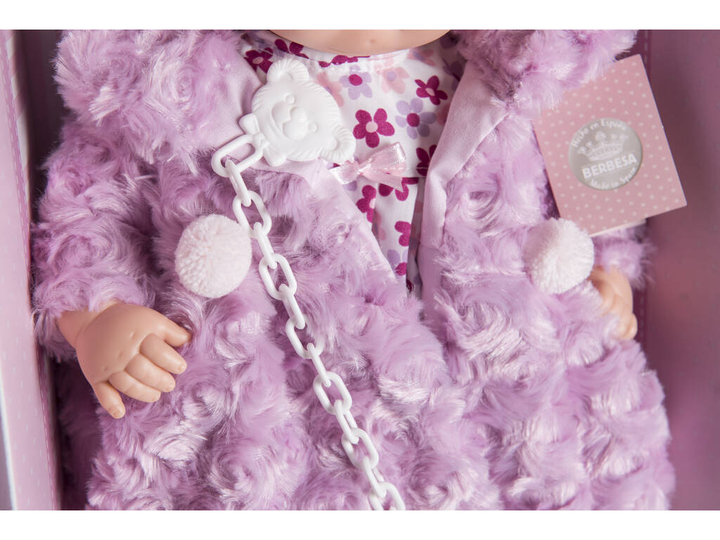 Muñeca María Llorona 42 cm. Abrigo Rosa Berbesa 4317