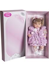 Boneca Maria Chorona 42 cm. Casaco Cor-de-Rosa Berbesa 4317