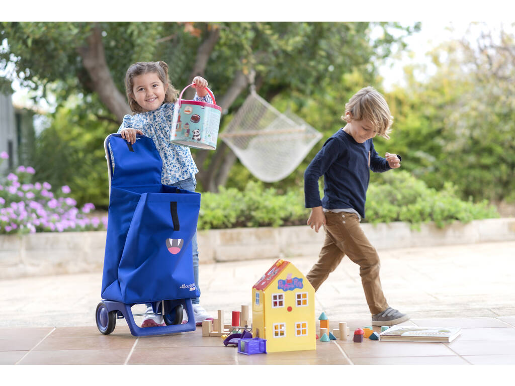Carrello infantile Monster Kid Mf Joy-1700 Azzurro Rollser 1018