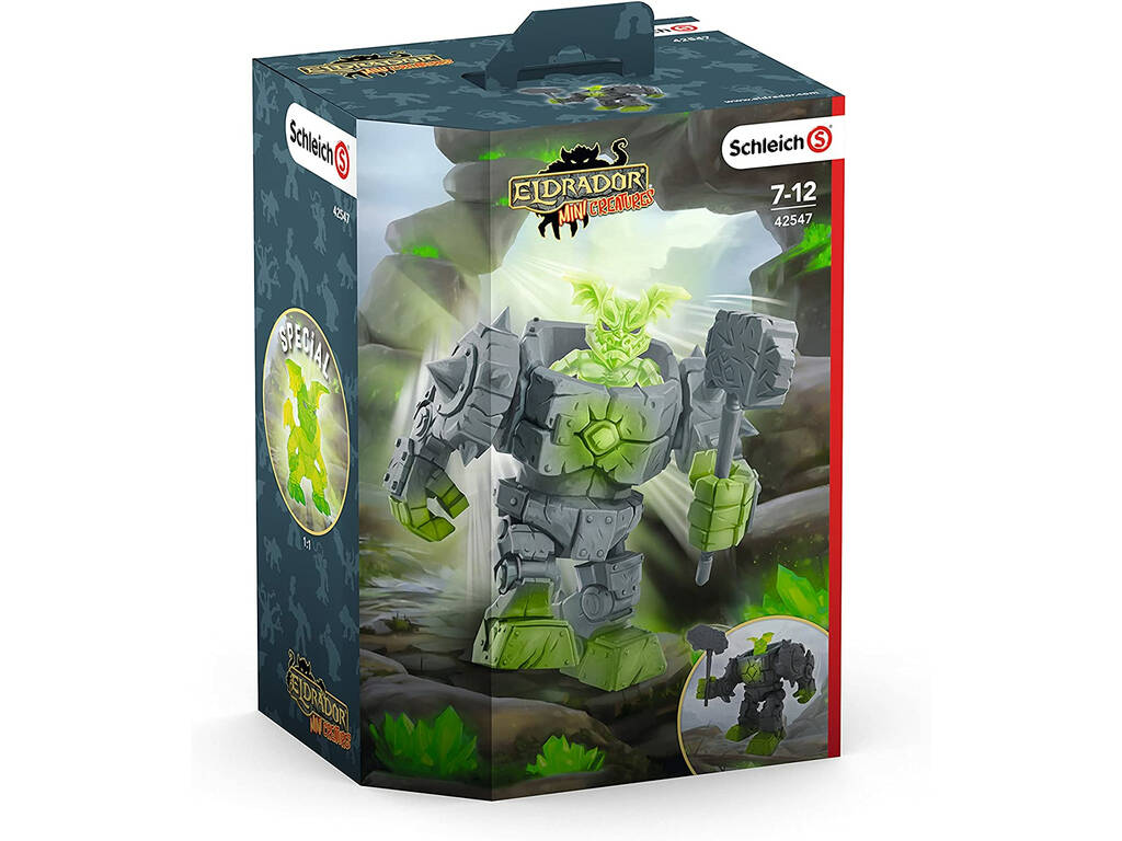 Eldrador Robot di Pietra con Mini Creatures Schleich 42547