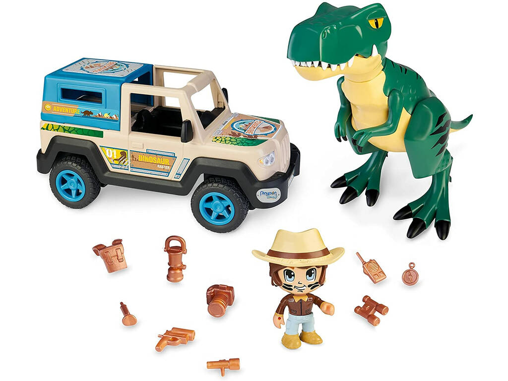 Pinypon Action Wild Pick Up avec le dinosaure Famosa 700016771