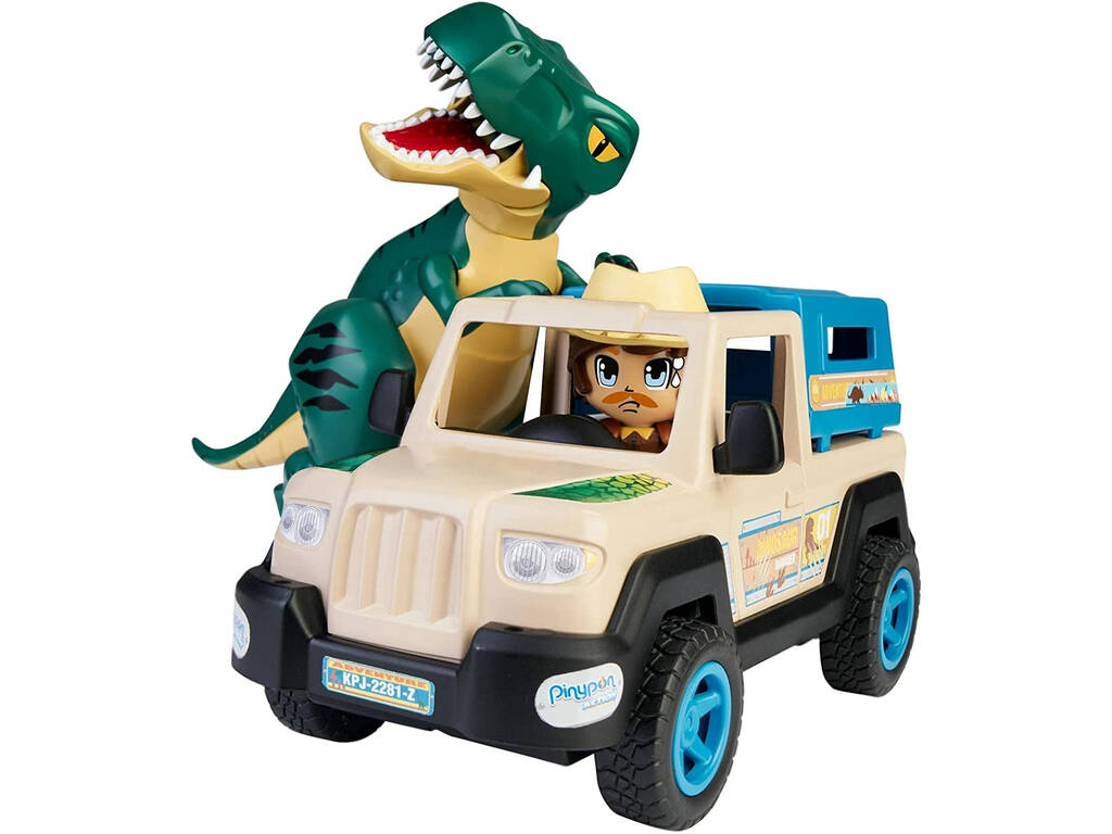 Pinypon Action Wild Pick Up avec le dinosaure Famosa 700016771