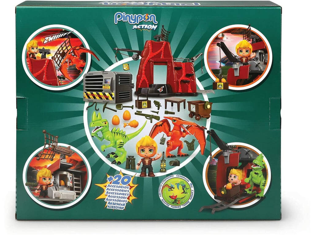 Pinypon Action Wild Dinos Attack Camp Famosa 700016683