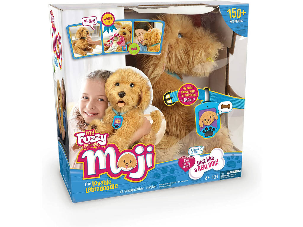 Peluche Chien Interactif Moji Emotions Famosa 700016894