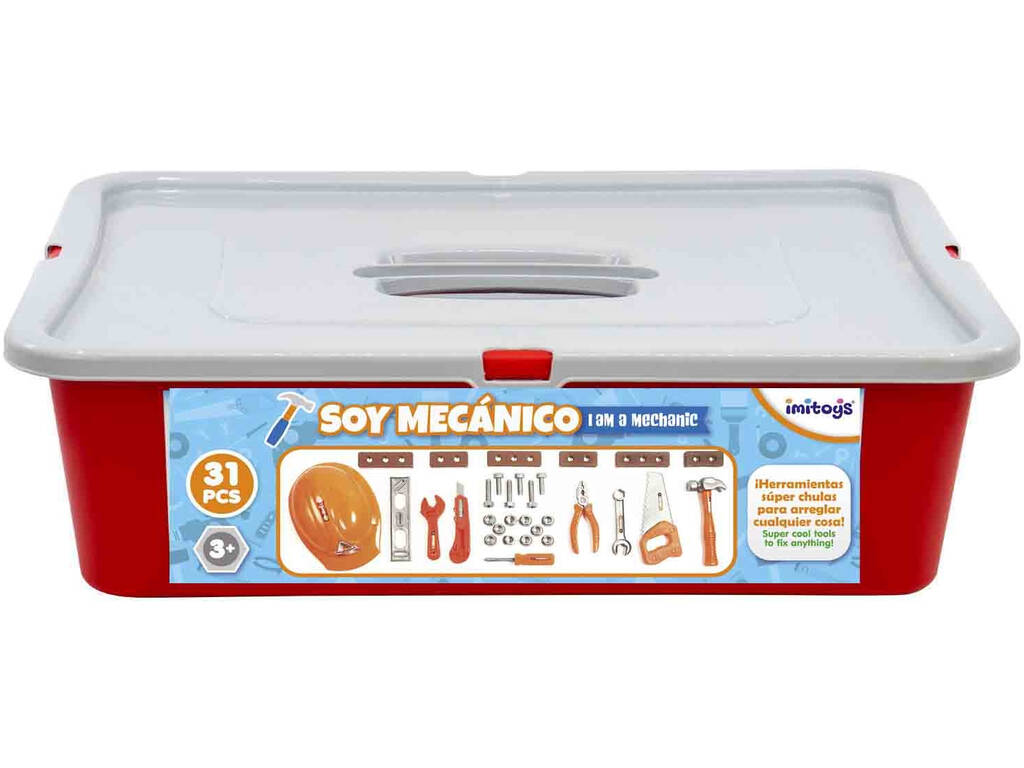 Mallette à outils Je suis un mécanicien 32 pièces