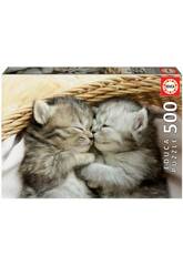 Puzzle 500 gattini dolci Educa 19004