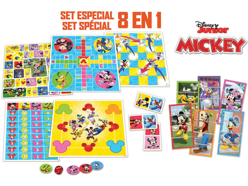 Mickey And Friends Set Speciale 8 in 1 Educa 19100